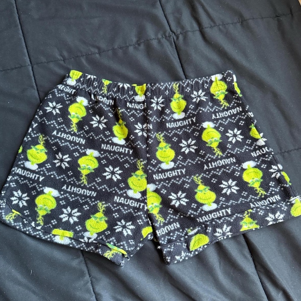 Black and Green Naughty Character Shorts